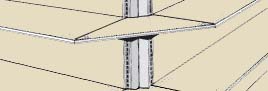 Retail Corner Shelving