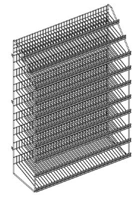 Ten Level Retail Candy Rack