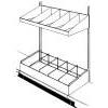 Retail Mop and Broom Shelving