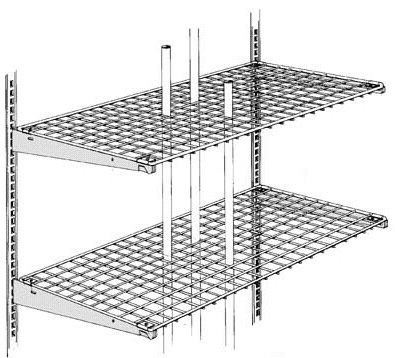Retail Lumber and Pipe Shelving